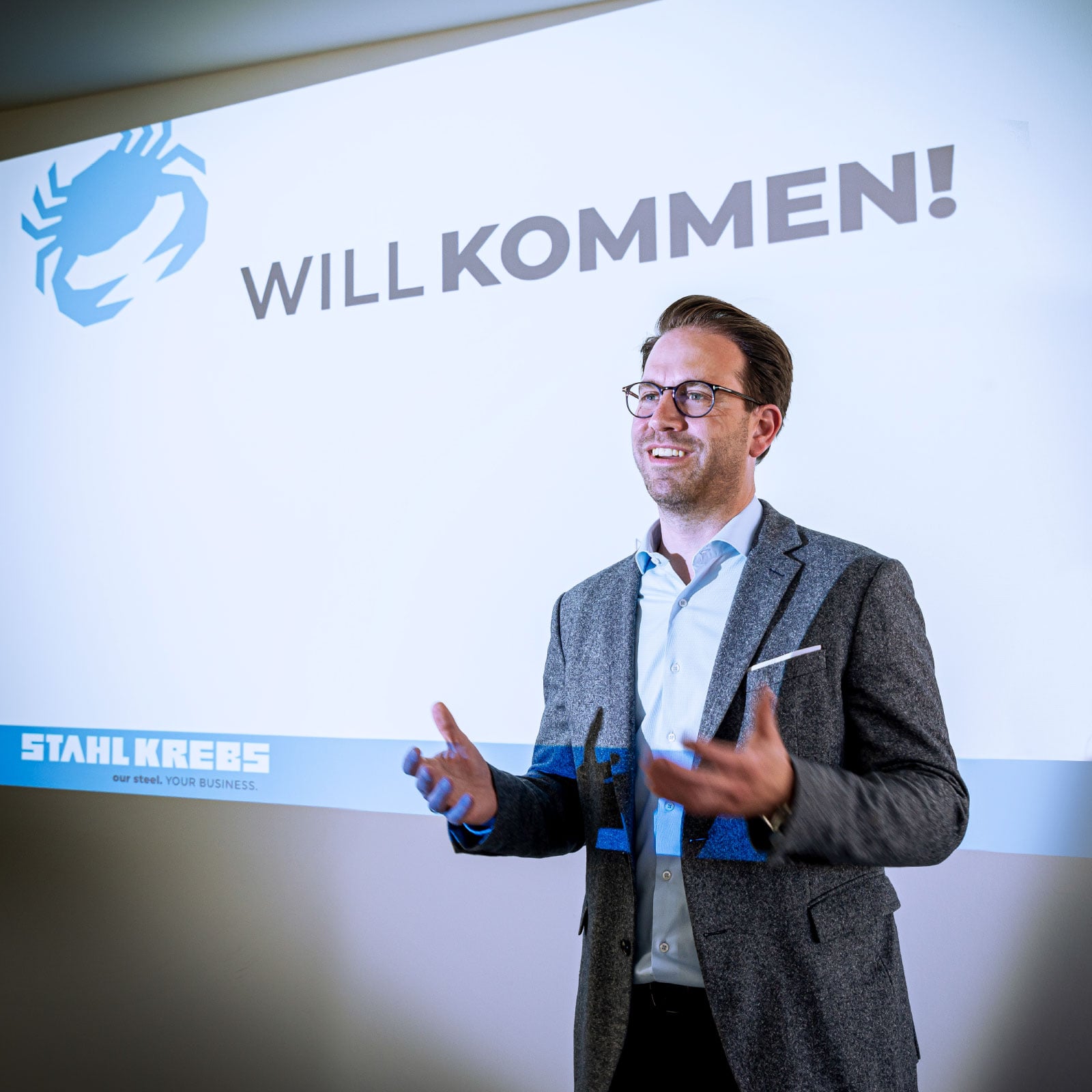 Stahl-Krebs-Kontakt